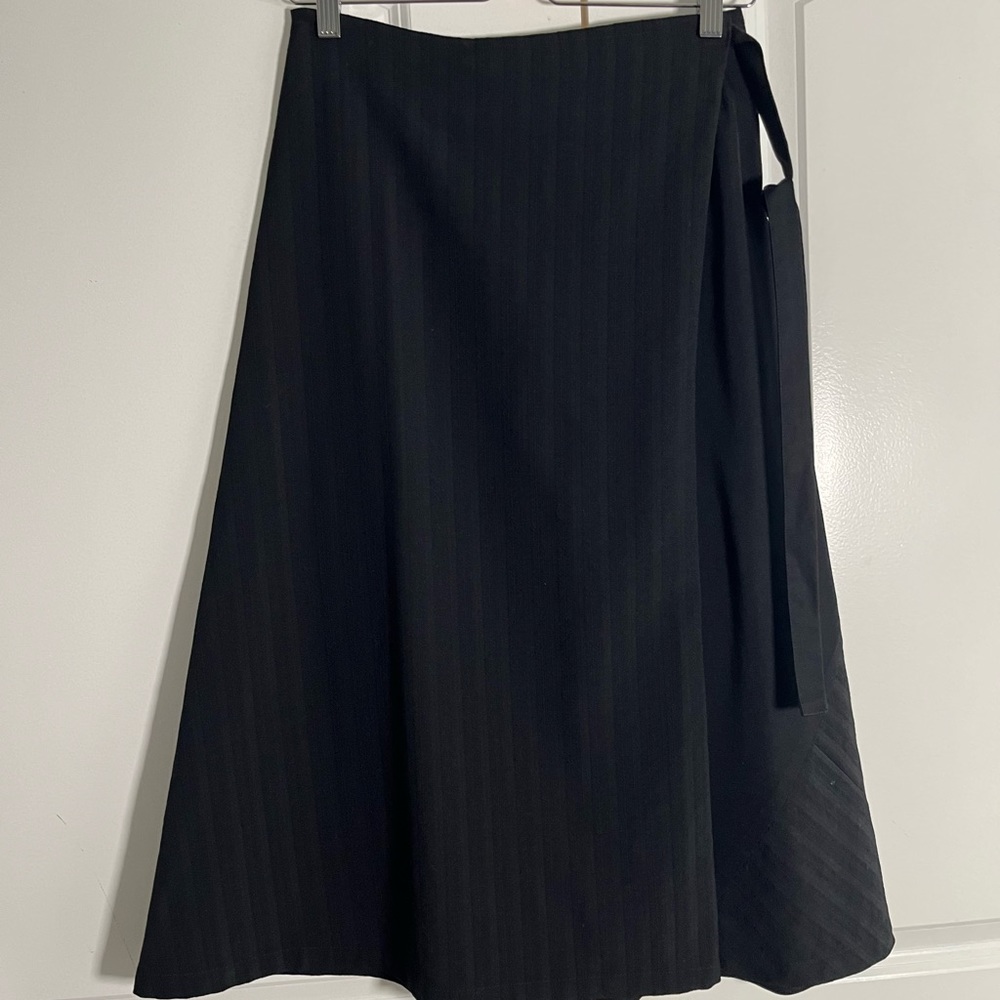Comme des Garçons Tricot wool blend faux wrap A line skirt size S - Picture 9 of 15